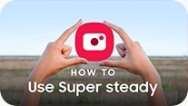 How to use Super steady video thumbnail