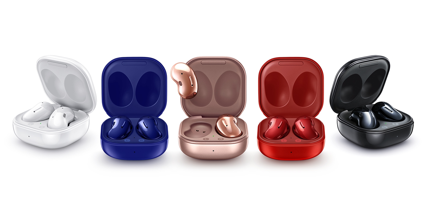 Auriculares inalámbricos  Samsung Galaxy Buds Live, True Wireless,  Bluetooth, Ergonómico, Hasta 8 horas,Bronce