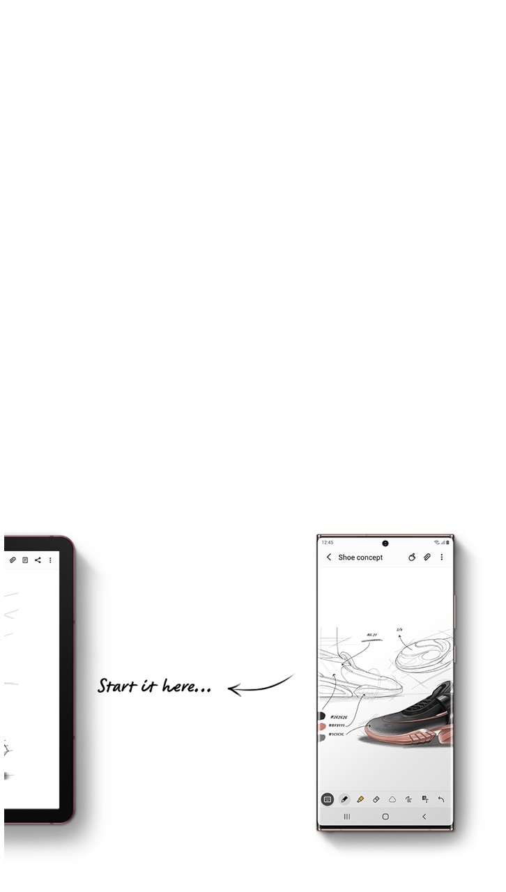 Sync your ideas across devices. Sync your ideas across devices.