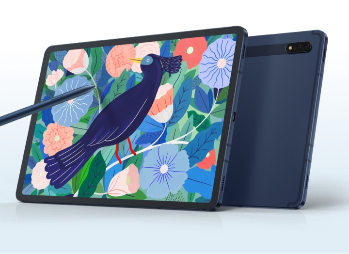 Los renders de la Samsung Galaxy Tab S7+ muestran una gran tablet