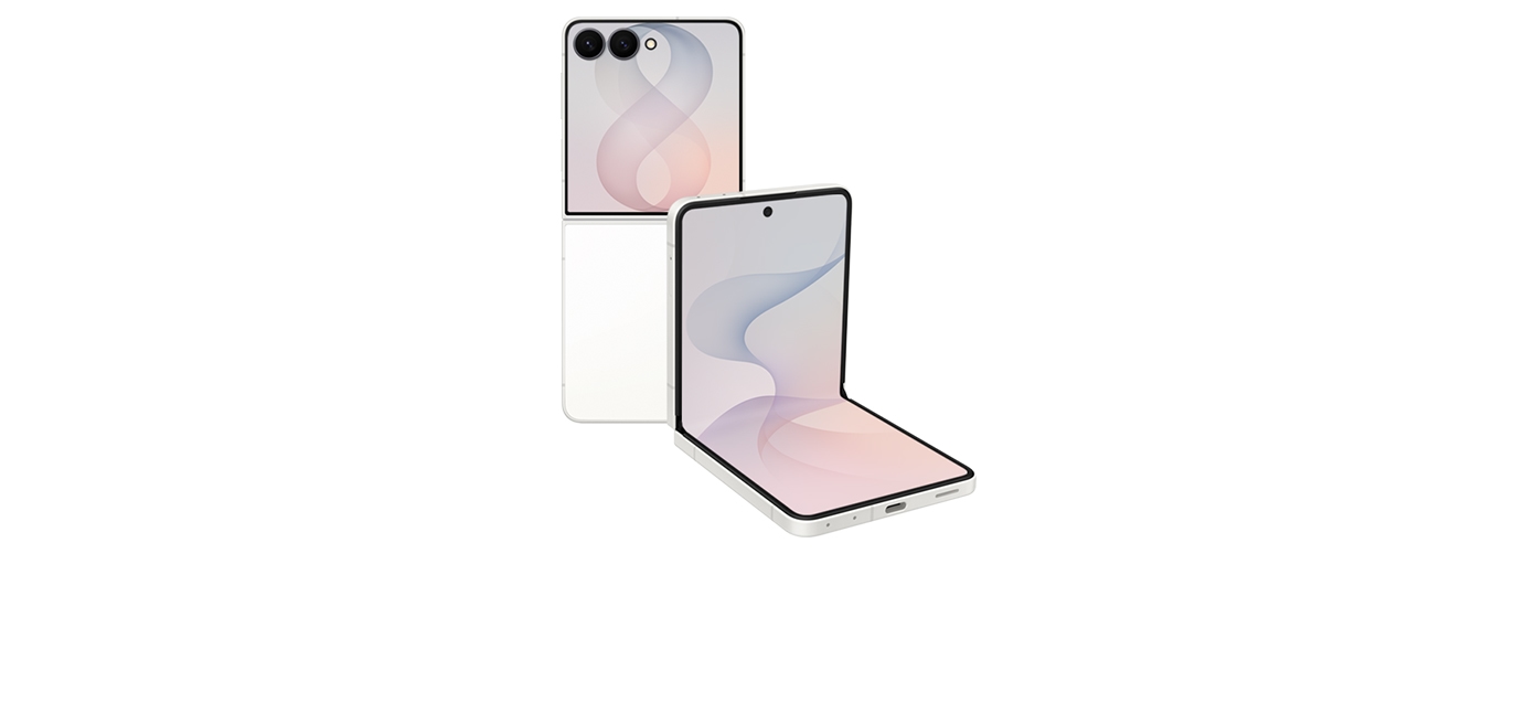 Samsung Galaxy Z Flip8 שמנת
