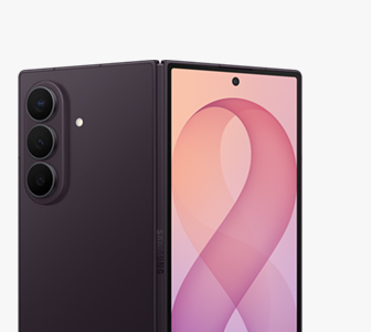 Unfolded Galaxy Z Fold8 Ultra is seen from the back to show the rear cameras and the cover screen camera.