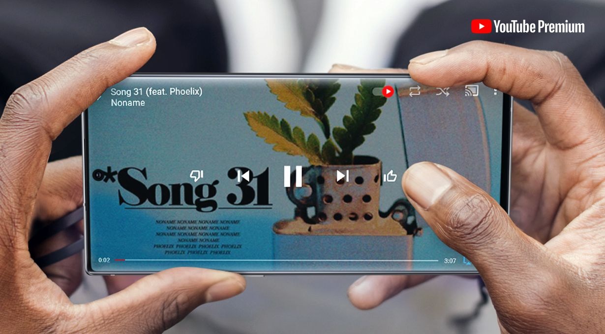 Xem Youtube trên chiếc Samsung Galaxy Note 10+ Plus