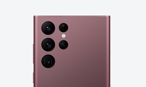Mặt sau điện thoại Samsung Galaxy S22 Ultra màu Đỏ Burgundy