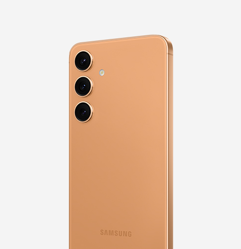 Mặt sau của Samsung S24 màu cam cát sandstone